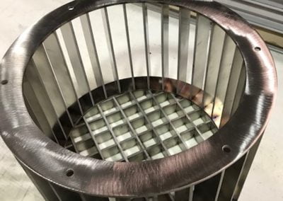 flow conditioning basket top view