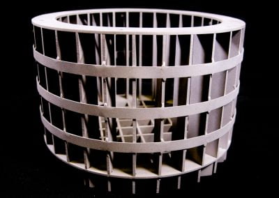 flow conditioning basket - side view