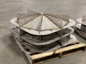 Floor Mounted Inlet Suction Cones for Sioux Falls Pump Station