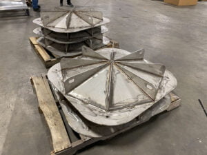 Floor Mounted Inlet Suction Cones for Sioux Falls Pump Station